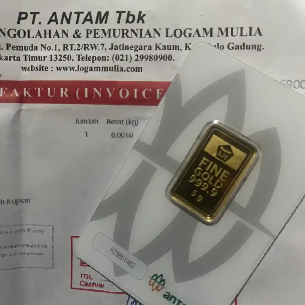 Emas antam 5 gram