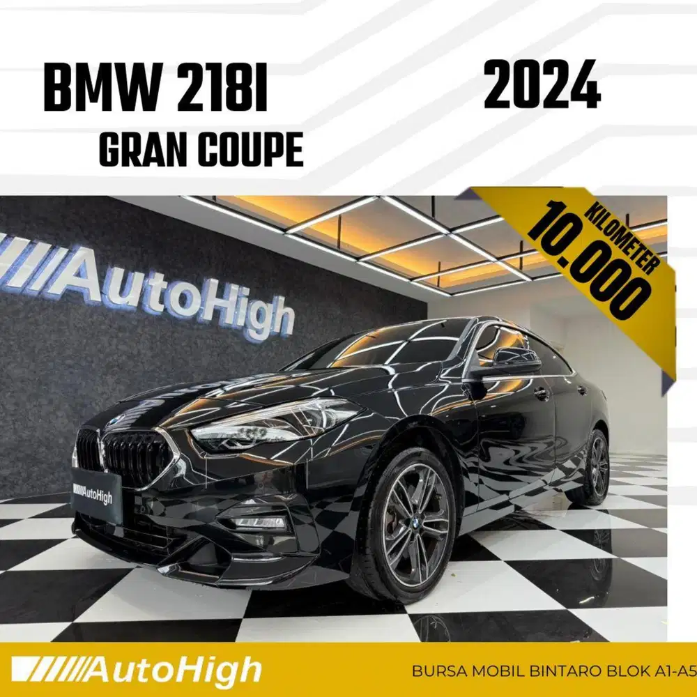 DP10% [Km10.000] 218i Gran Coupe 2024 Black Reg 2023 #AUTOHIGH