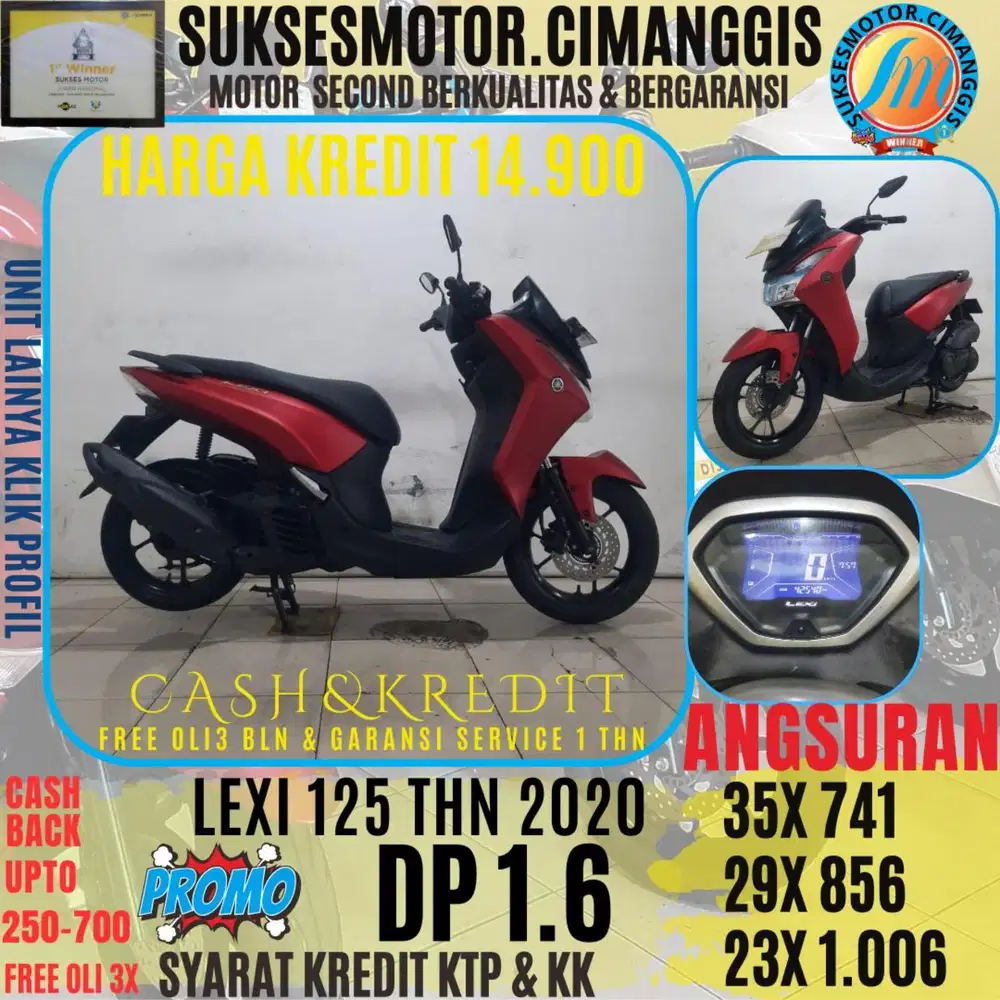 DP 1.6 LEXI PROMO TERMURAH CASHBACK UPTO 700 RIBU FREE OLI3BLN