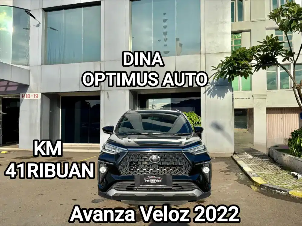 Toyota Avanza Veloz CVT 2022 AT 1.5, Km 41Ribu, Pajak Panjang