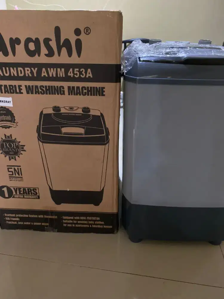 Dijual mesin cuci Arashi 4,5 kg AWM 453A