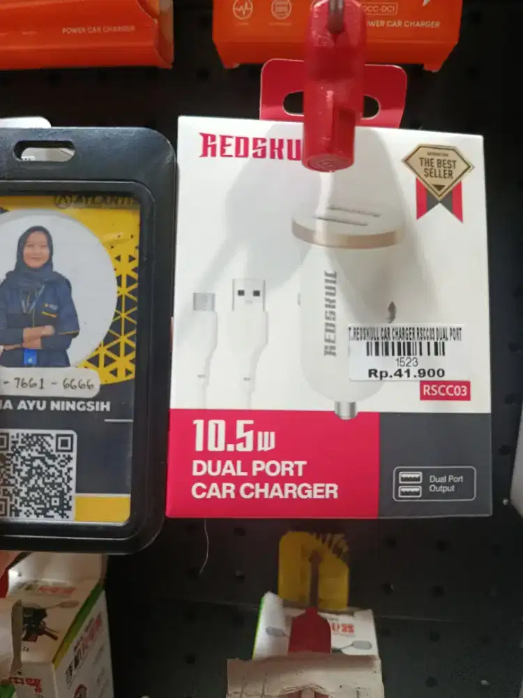 PT REDSKULL CAR CHARGER RSCC03 DUAL PORT| ATLANTIS DAHSYAT