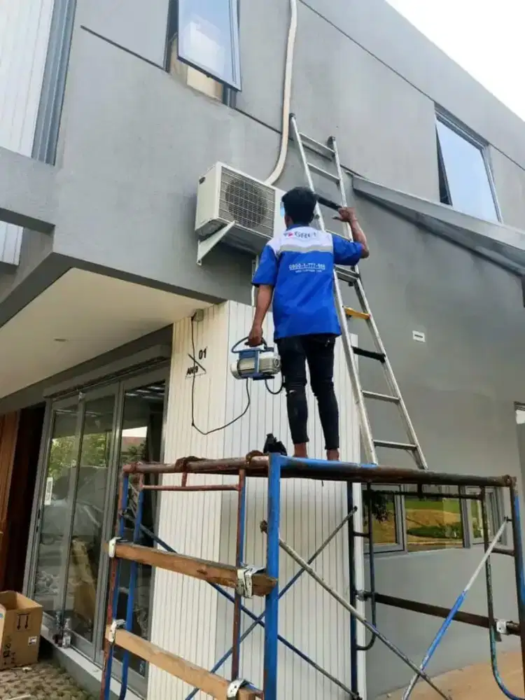 SERVICE AC KULKAS MESIN CUCI POMPA AIR BONGKAR PASANG AC