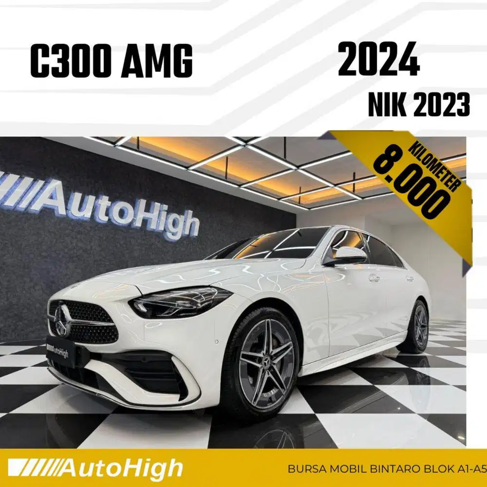 DP10% [Km8.000] C300 AMG 2023 White Reg 2022 #AUTOHIGH