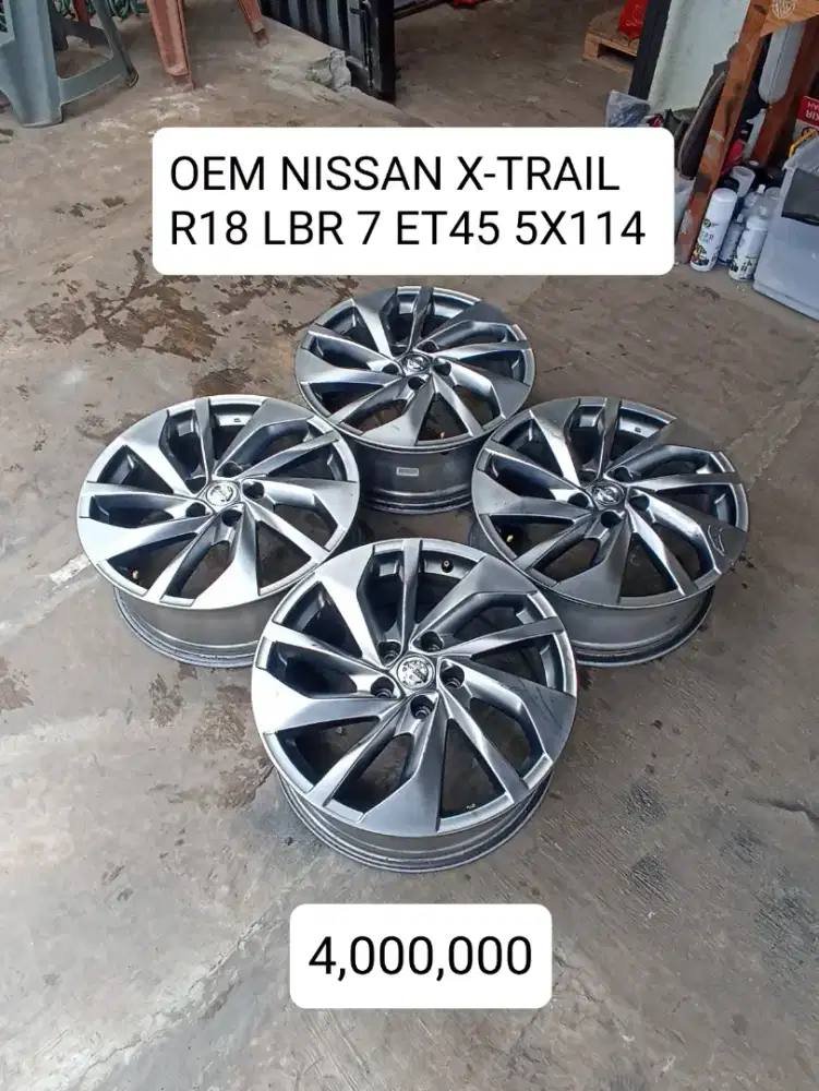 OEM NISSAN X-TRAIL R18 LBR 7 ET45 5X114
