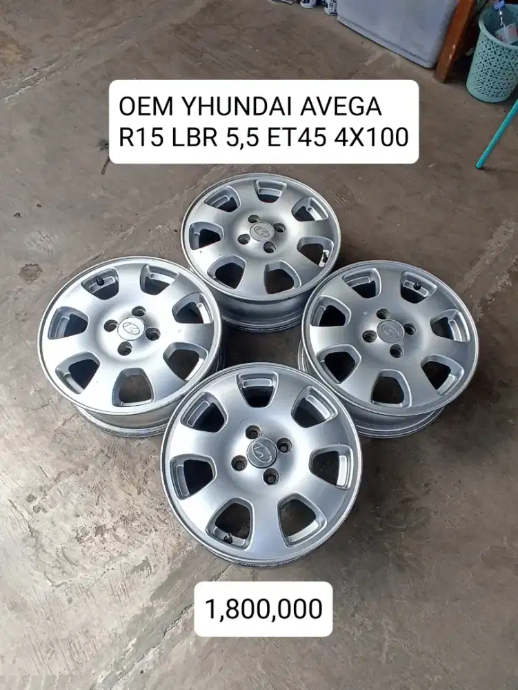 OEM YHUNDAI AVEGA R15 LBR 5,5 ET45 4X100