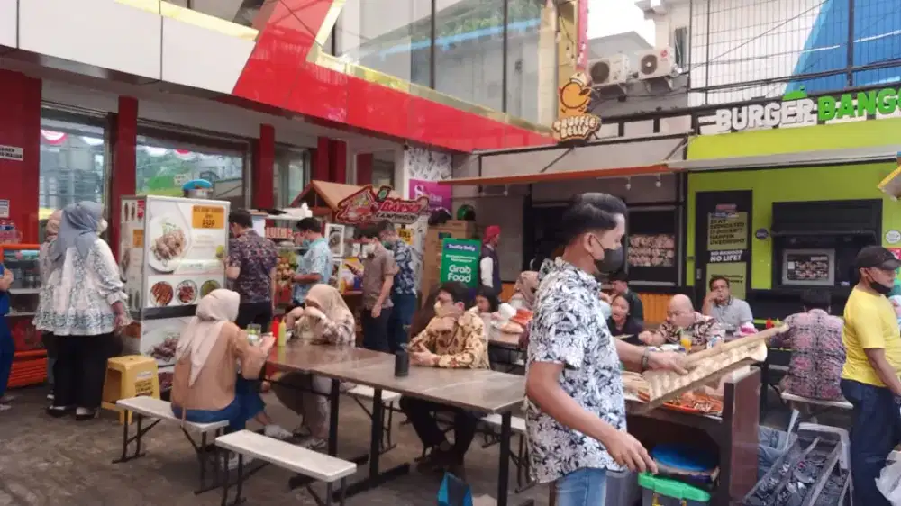 SEWA Tempat Usaha Rumah Makan Kuliner Kantin Kios Puja Sera Food Court