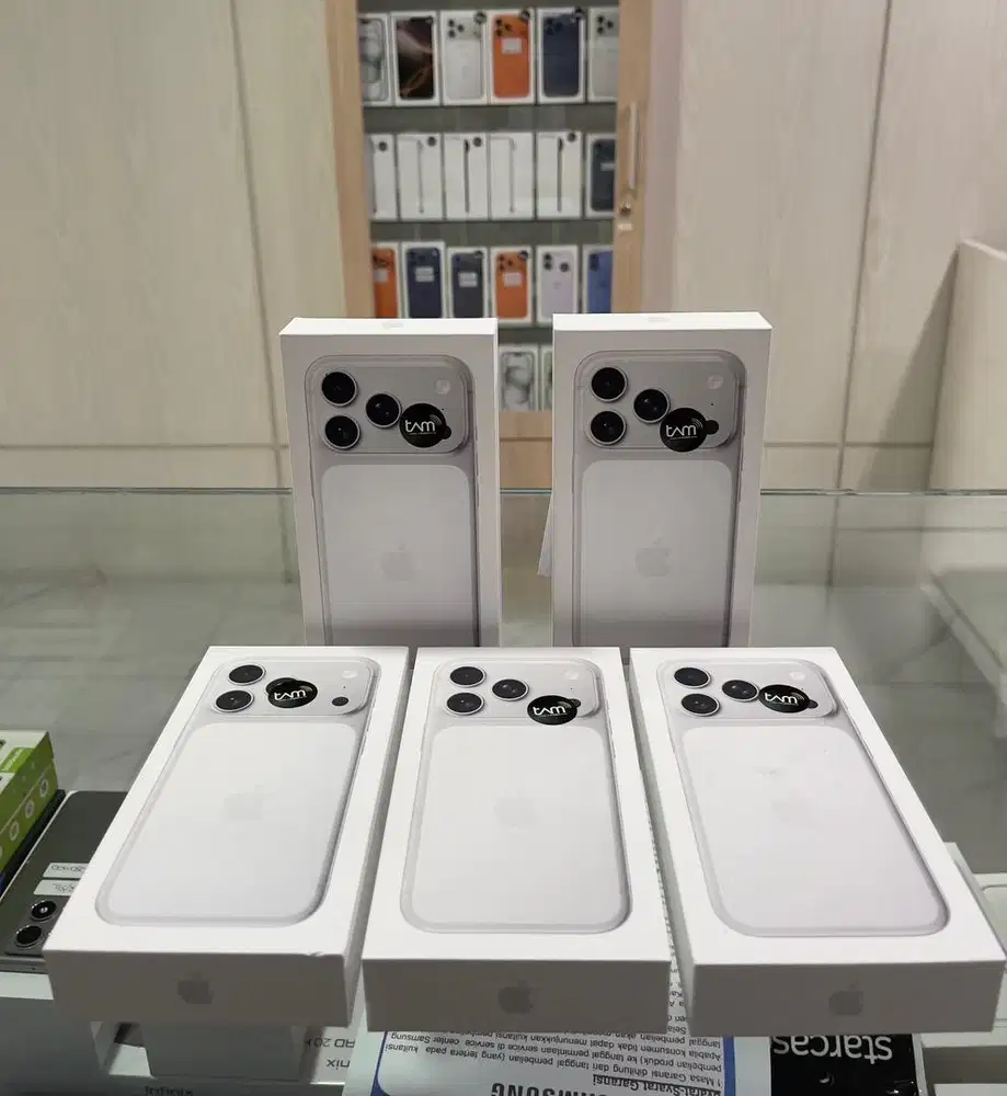Baru...IPhone 17 Pro Max 512Gb Grs Resmi (Warna : Silver)