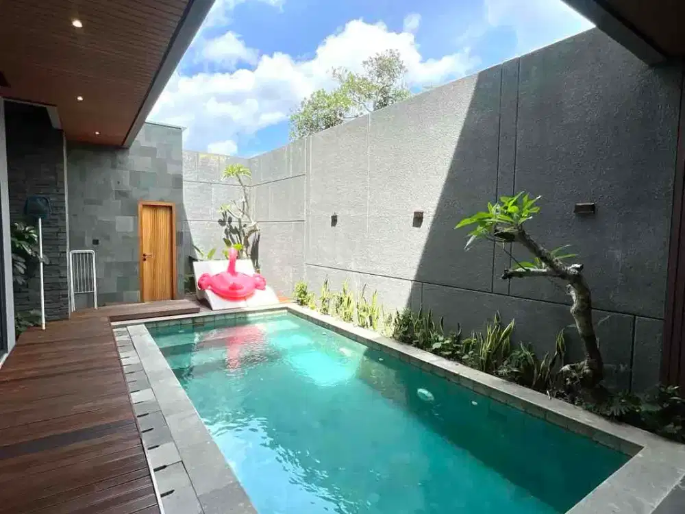 Villa modern view sawah,gunung merapi di Jakal Km 11,8