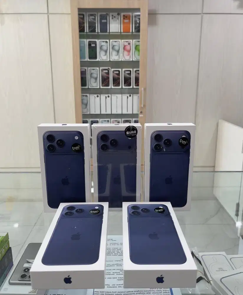 Baru--> IPhone 17 Pro Max 512Gb Grs Resmi (Warna : Deep Blue)