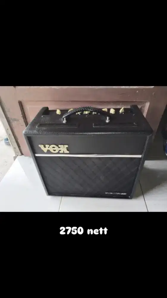 ampli tabung gitar vox vt 40+ spek mantap nett