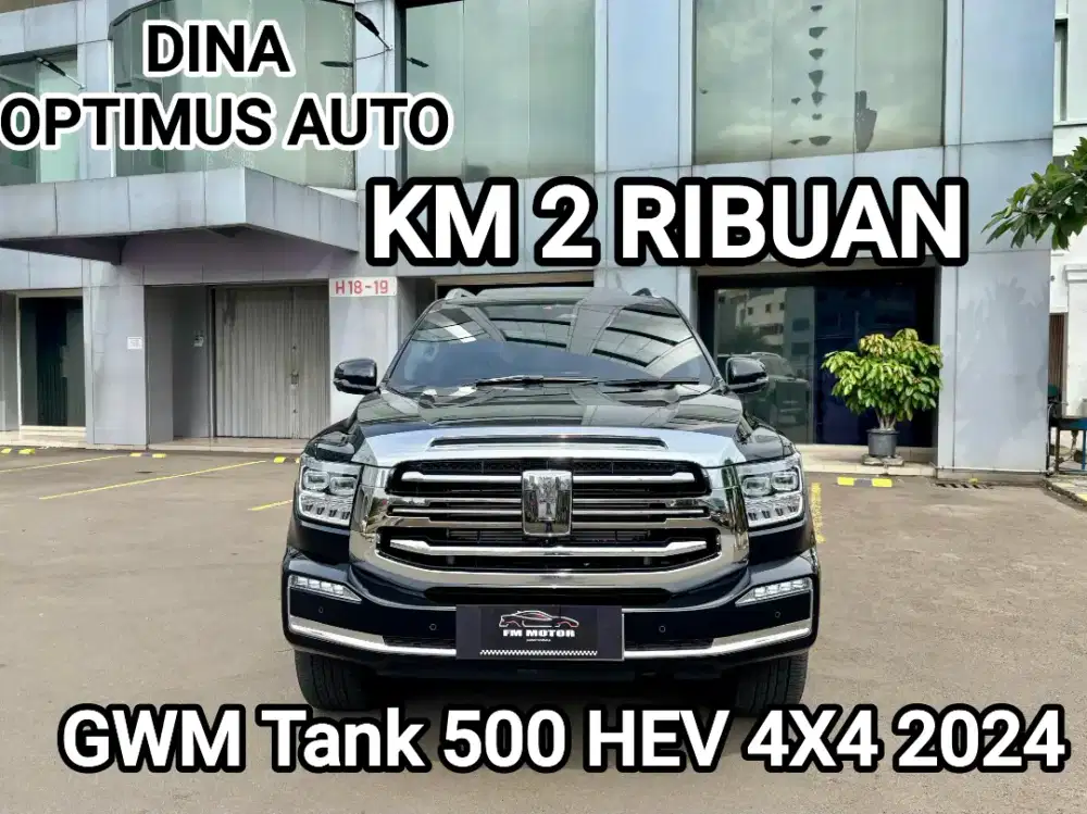 GWM Tank 500 HEV 2024 AWD Hybrid Automatic, KM ANTIK SEPERTI BARU