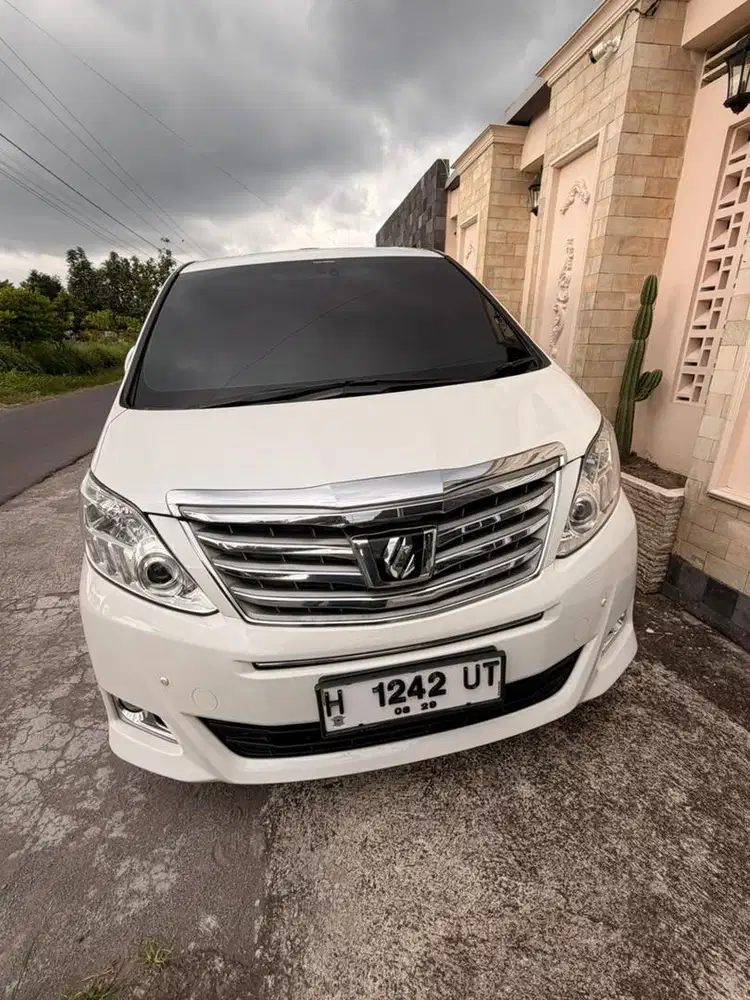 Alphard G Atpm 2014 Putih plat Lokal