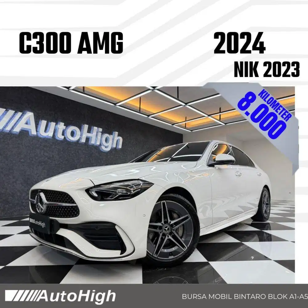 DP10% [Km8.000] C300 AMG 2023 White Reg 2022 #AUTOHIGH