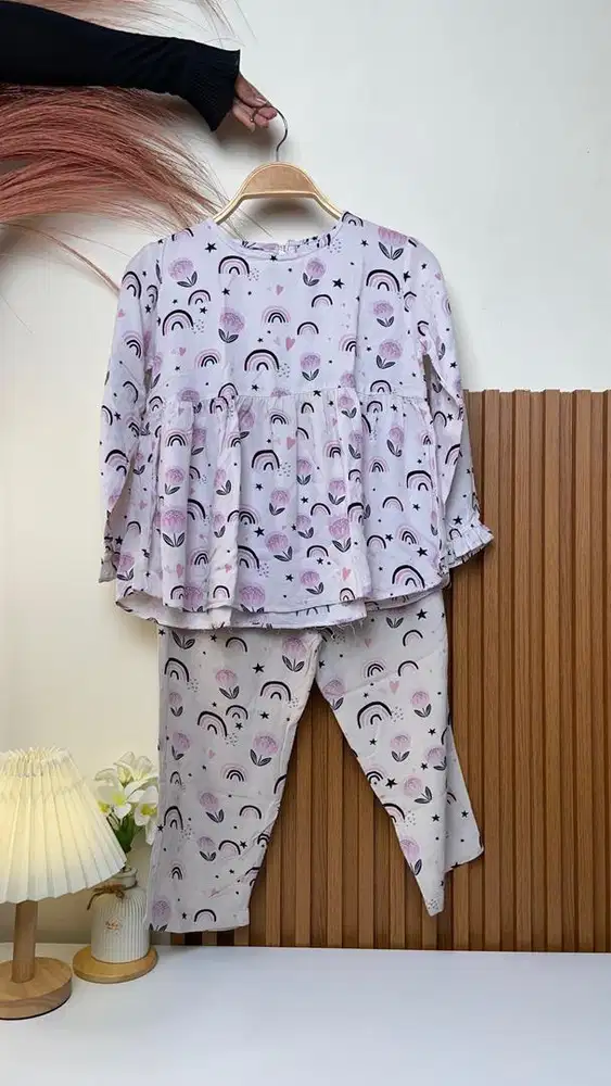 SETELAN ANAK CEWE ONE SET ANAK PEREMPUAN MUSLI BAJU NGAJI BAJU NGAJI