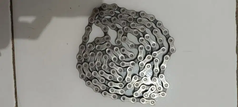 Rantai Sepeda YBN 10 speed silver