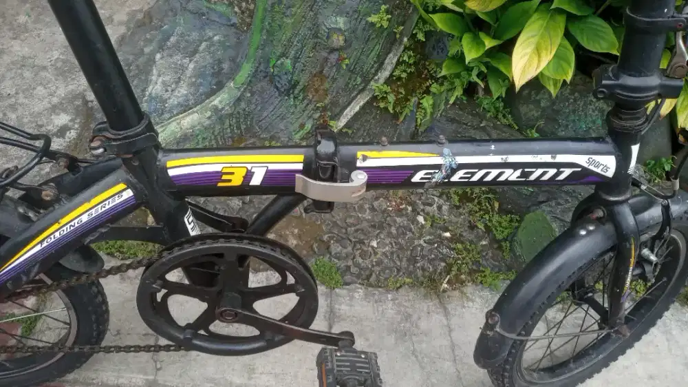 Sepeda lipat merk element 16in orsinil
