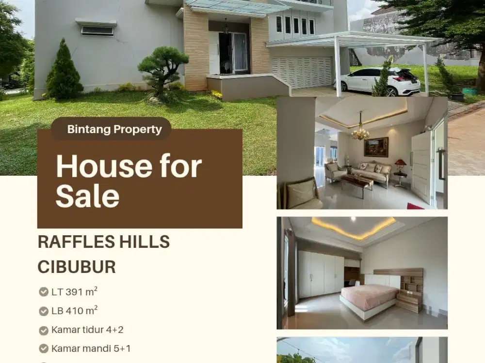 Di Jual Rumah Raffles Hills Cibubur