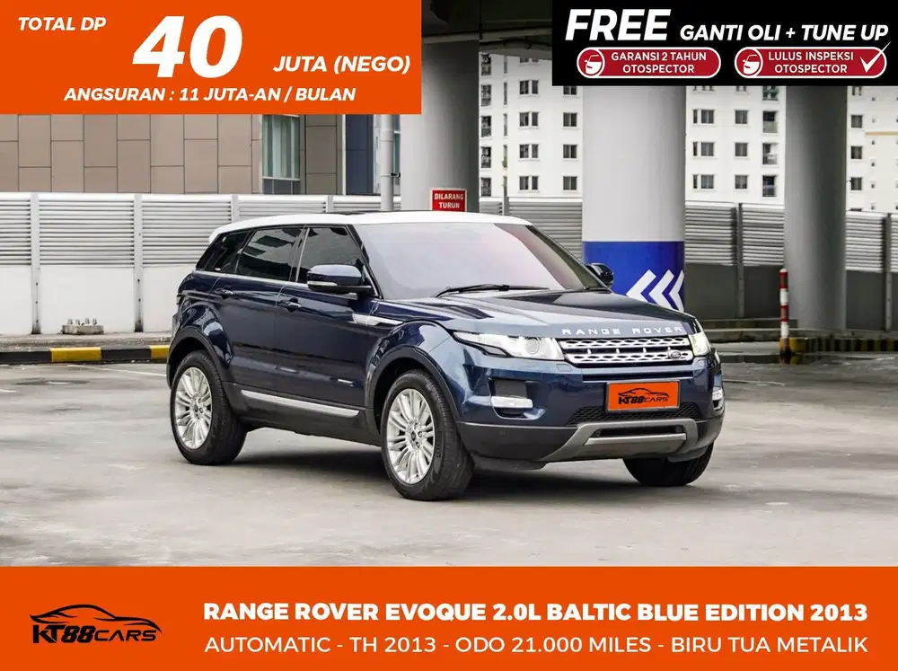 Low Odo 21rb Miles  RANGE ROVER EVOQUE 2.0 2013