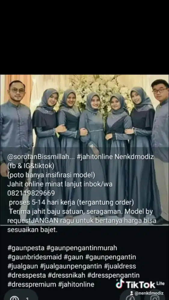 Bissmillah... #jahitonline Nenkdmodiz