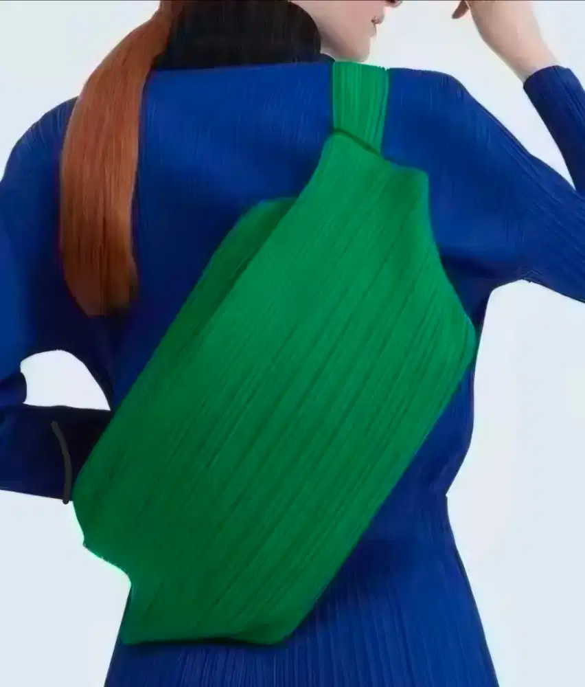 Shoulder Bag Pleats Tas Punggung ala Miyake Size Besar