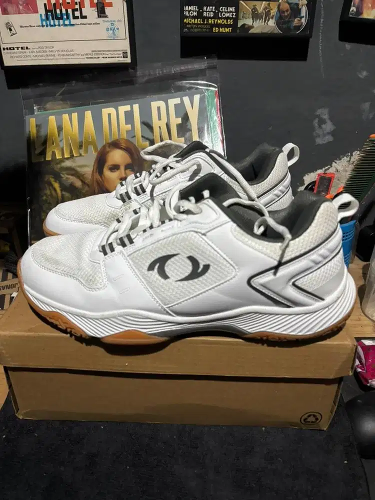 1X PAKE ORIGINAL SEPATU BADMINTON ASTEC LAMBERT BULUTANGKIS SIZE 44