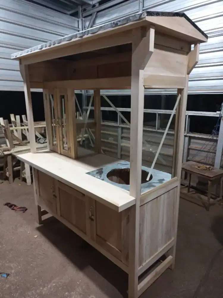 Gerobak Angkringan Bakso Mie Ayam PeceL Bubur Sate Martabak Ronde dlL