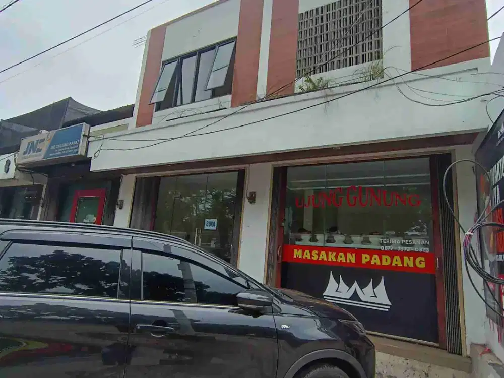 Dijual Cepat Ruko 2 Lantai Rumah Makan Padang Lengkap dengan Perabotan.