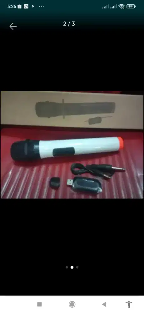 Mic wireless jarak 15m uhf