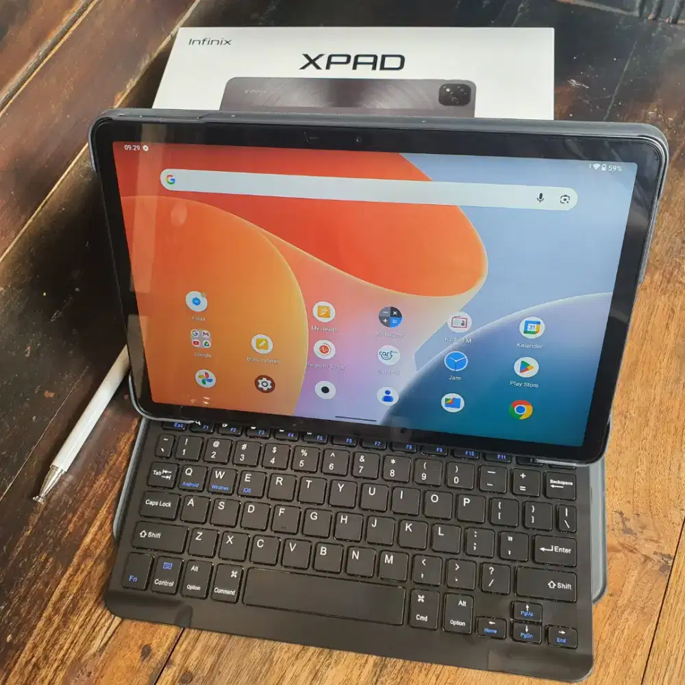 Infinix Xpad 8/256 + Keyboard-Stylus Blue Biru Lebih OK dr XPAD 20