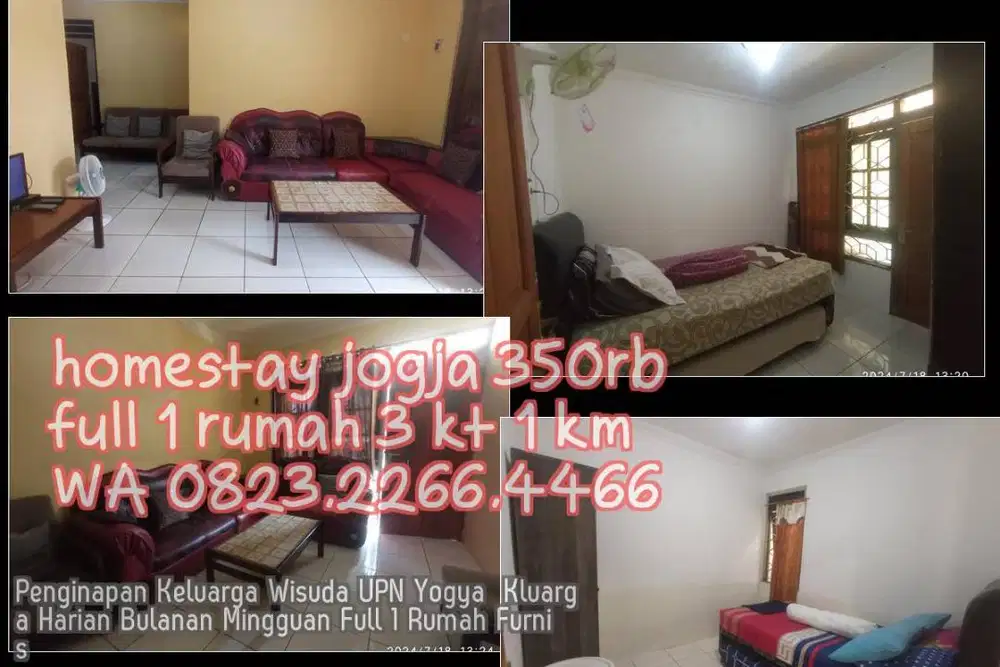 Penginapan Keluarga Wisuda UPN Yogya  Kluarga Harian Bulanan Mingguan