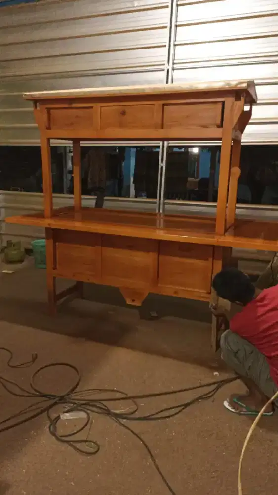 Gerobak Angkringan Bakso Mie Ayam PeceL Bubur Sate Martabak Ronde dlL