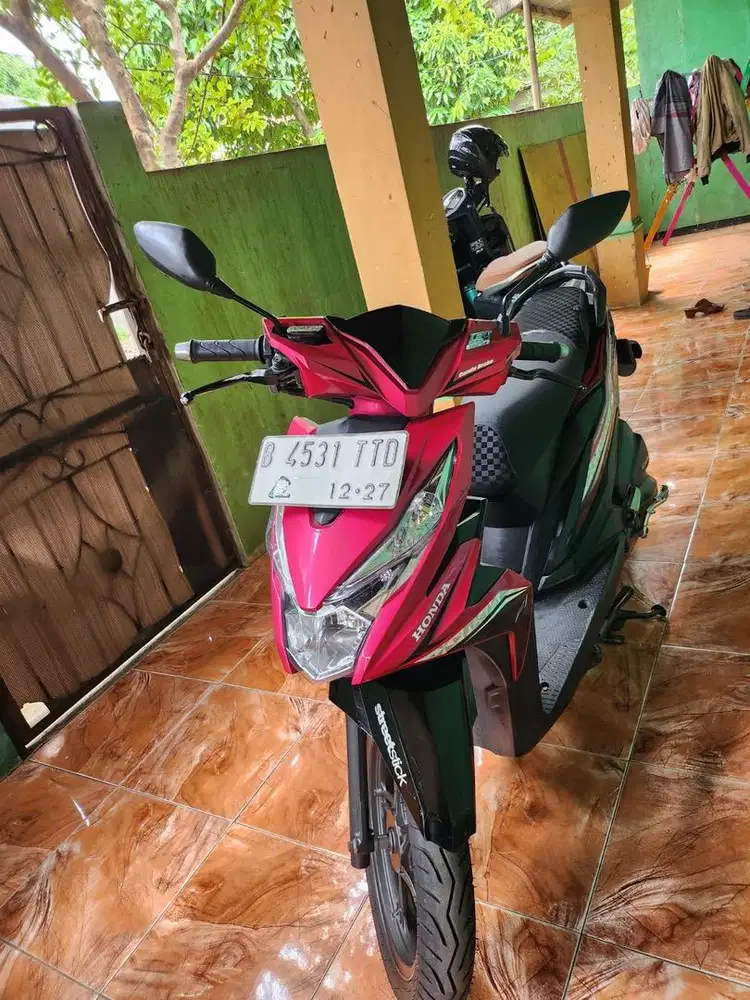 Honda Beat 2017 ISS, SS lengkap pajak bln 12.25 off