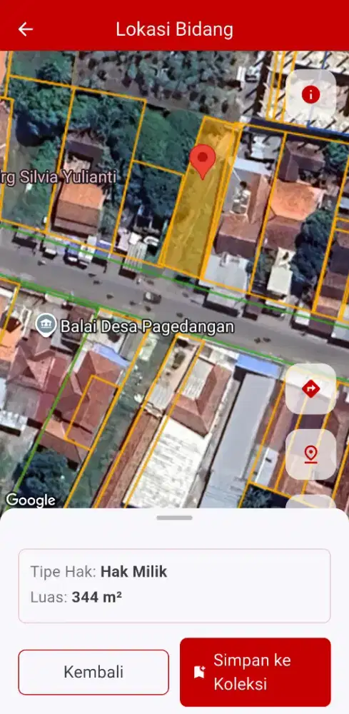 Jual tanah cocok buat usaha, lokasi strategis