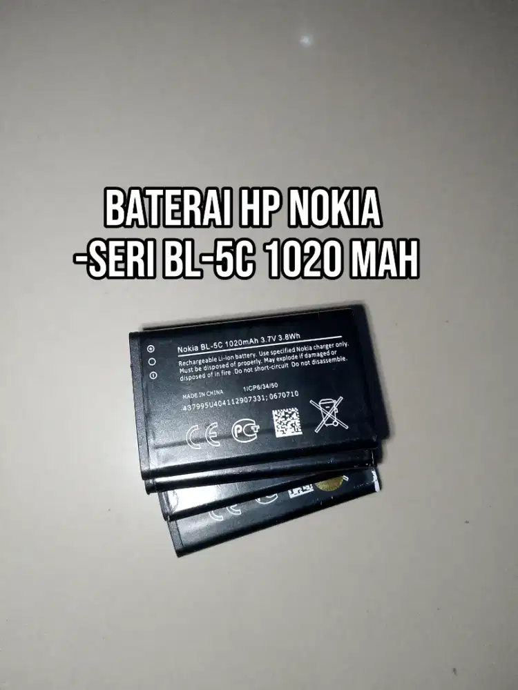 Baterai hp Nokia Baru/bekas