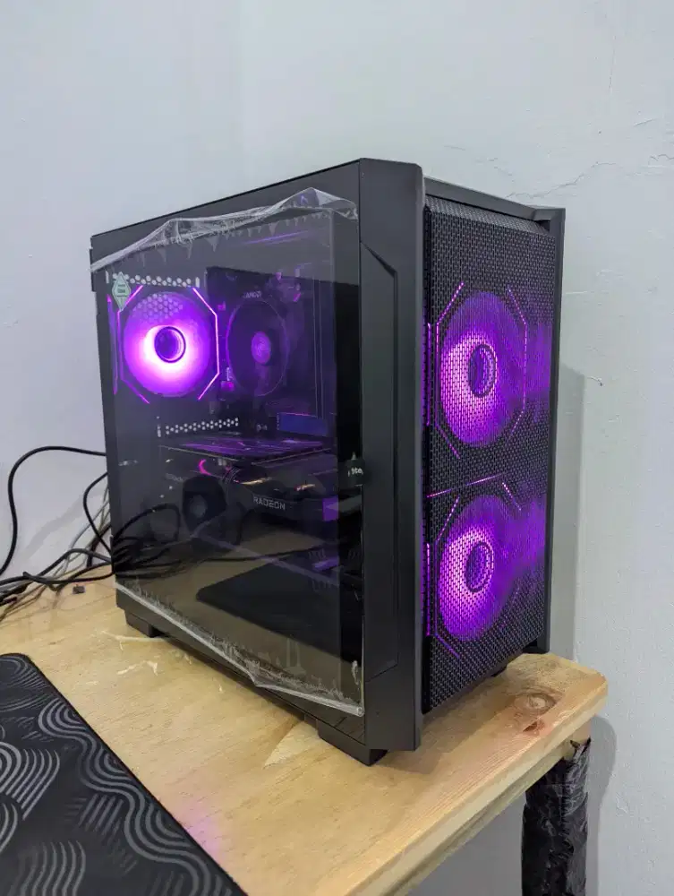 Pc gaming ryzen 5 5500 | rx 6600 | a520m | ram 16gb | nvme 512gb bu