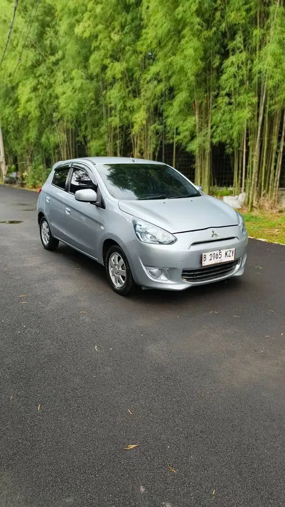 mitsubishi mirage 2014 gls 1.2cc matik siap pakai
