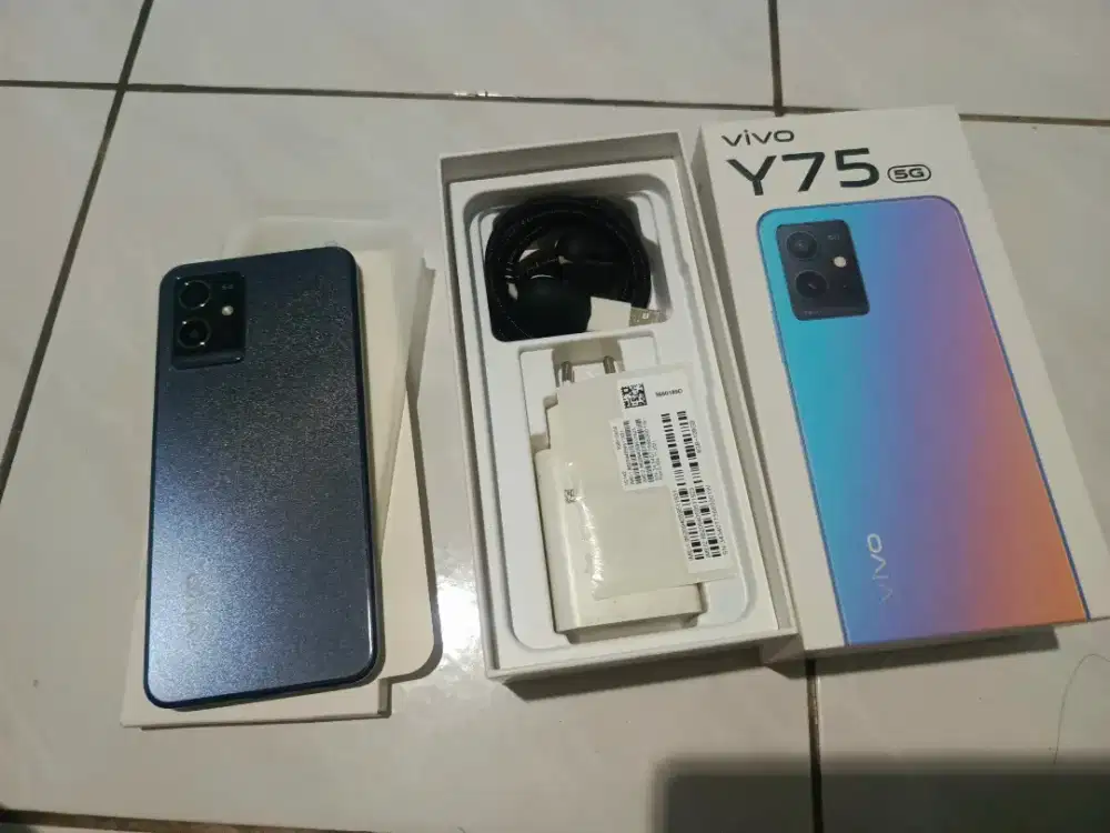 Vivo y75 5G ram 8/128 gb second fullset ori