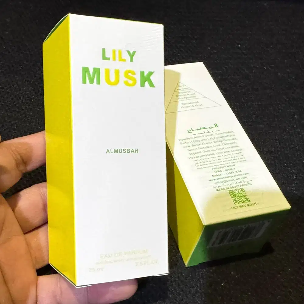 Parfum Al Musbah Lily Musk Asli Original (Belum dibuka)