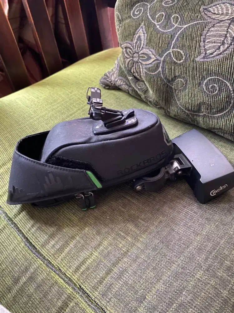 Tas rockbross & lampu sepeda baguss