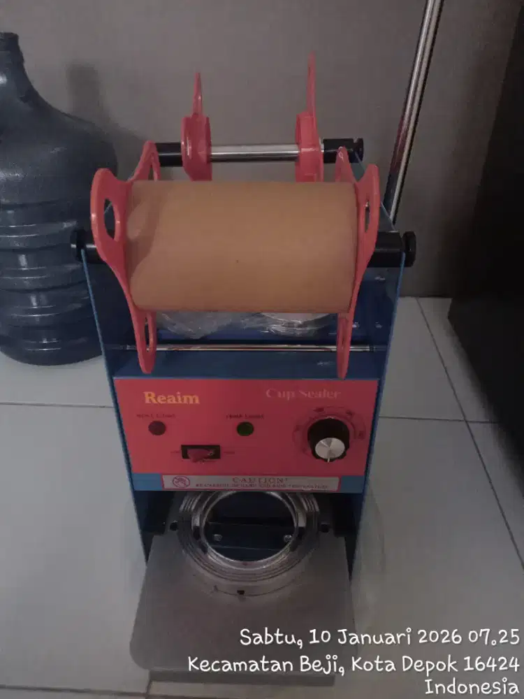 DI JUAL MESIN PRESS BUAT MINUMAN MASIH BARU HARGA 750 RIBU