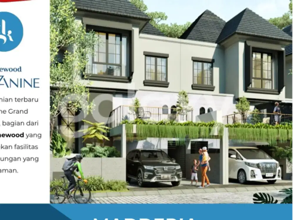 JUAL RUMAH BARU MEZZANINE  AMERICAN TROPICAL HOUSE THE GRAND KENJERAN SURABAYA