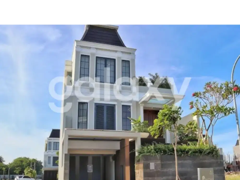 JUAL RUMAH MEWAH 3 LANTAI KONSEP AMERICAN  TROPICAL  THE GRAND KENJERAN