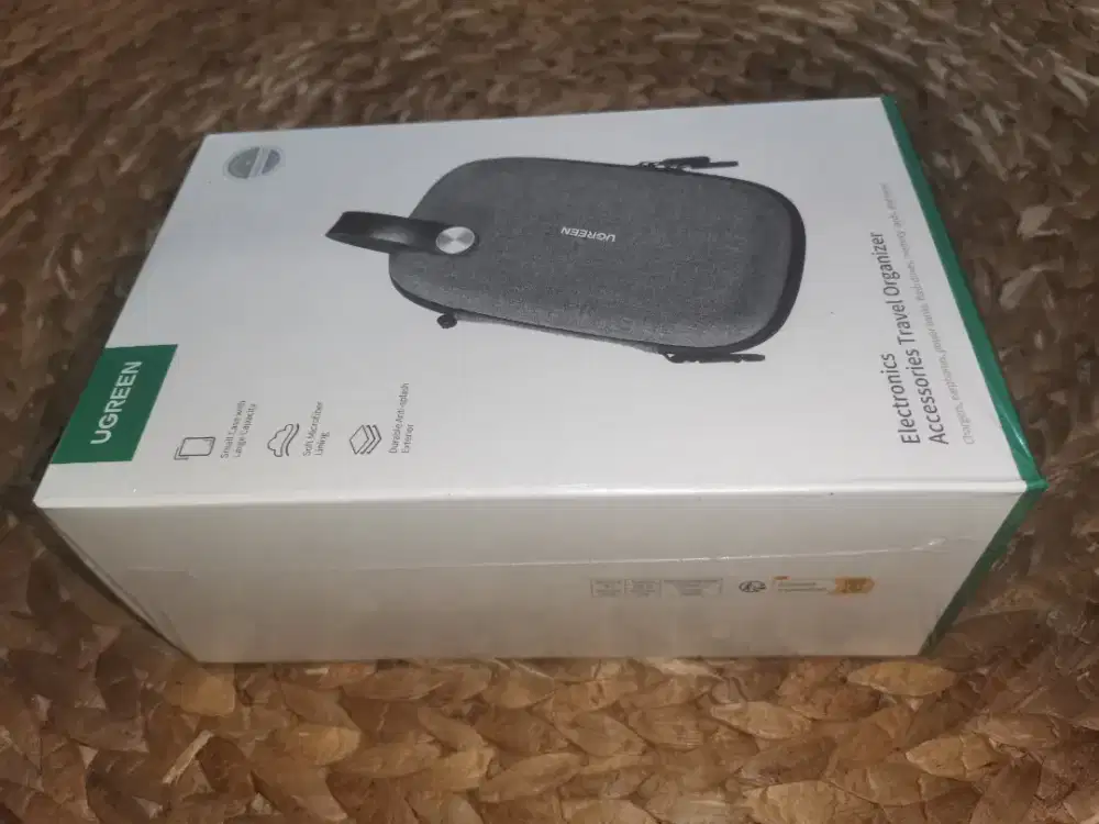 UGREEN Tas Travel Organizer Storage Mini Pouch Leather Waterproof