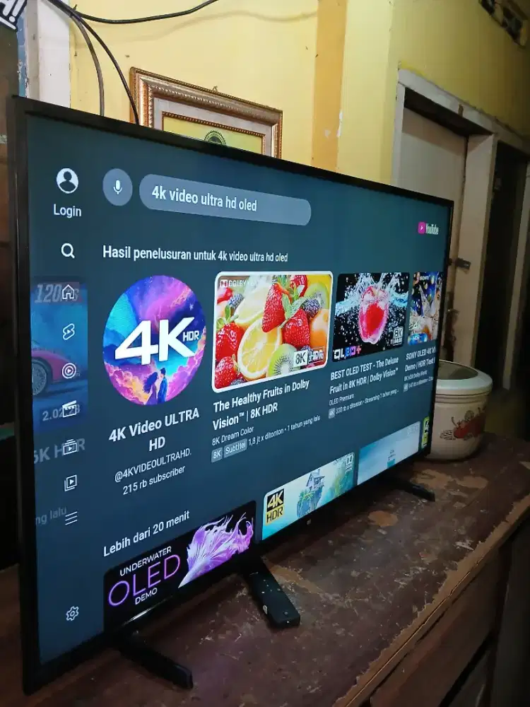 Dibeli tv bekas kondisi normal dan minus