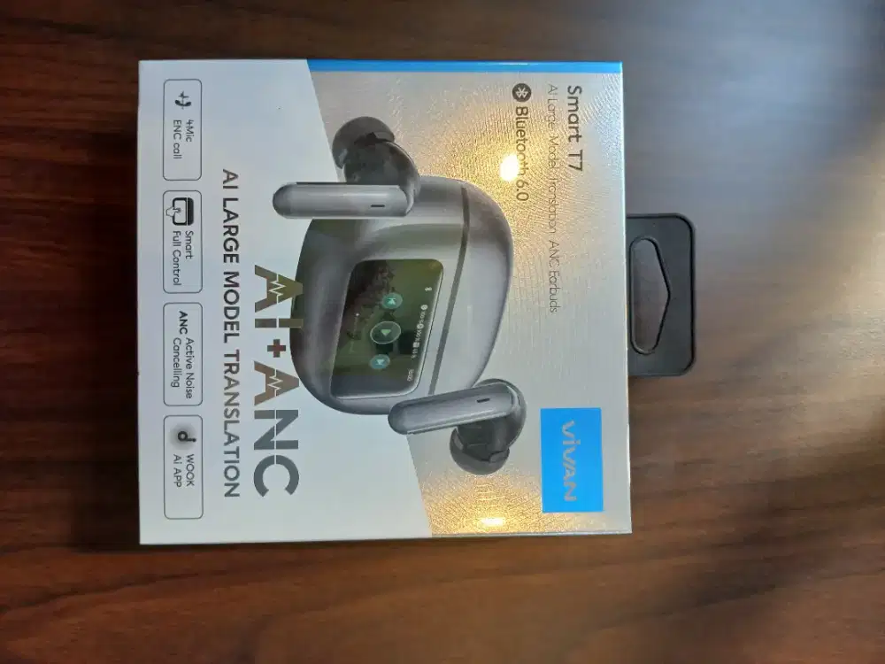 VIVAN Touch Screen TWS Earphone Adaptive Smart T7