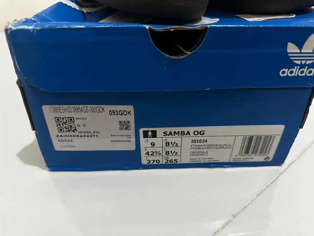 Adidas Samba size 42 2/3 (27cm)