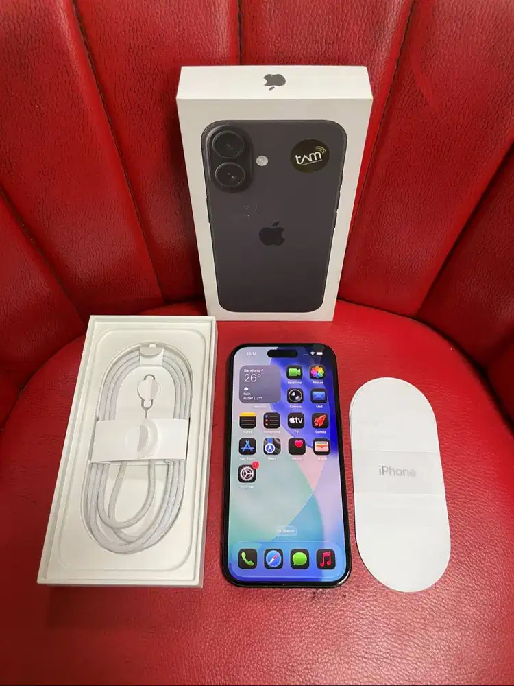 iPhone 16 Plus 128gb Black Garansi iBox Aktif PA/A Fullset Original