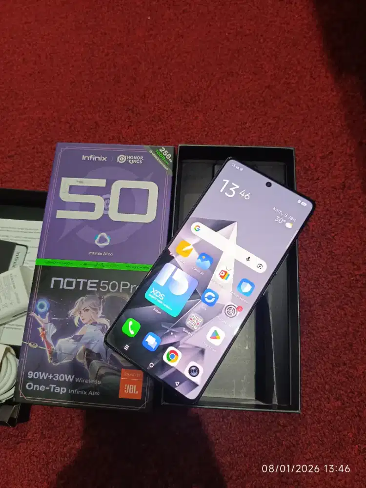 Infinix Note 50 Pro Mulus 8/256gb Fullset