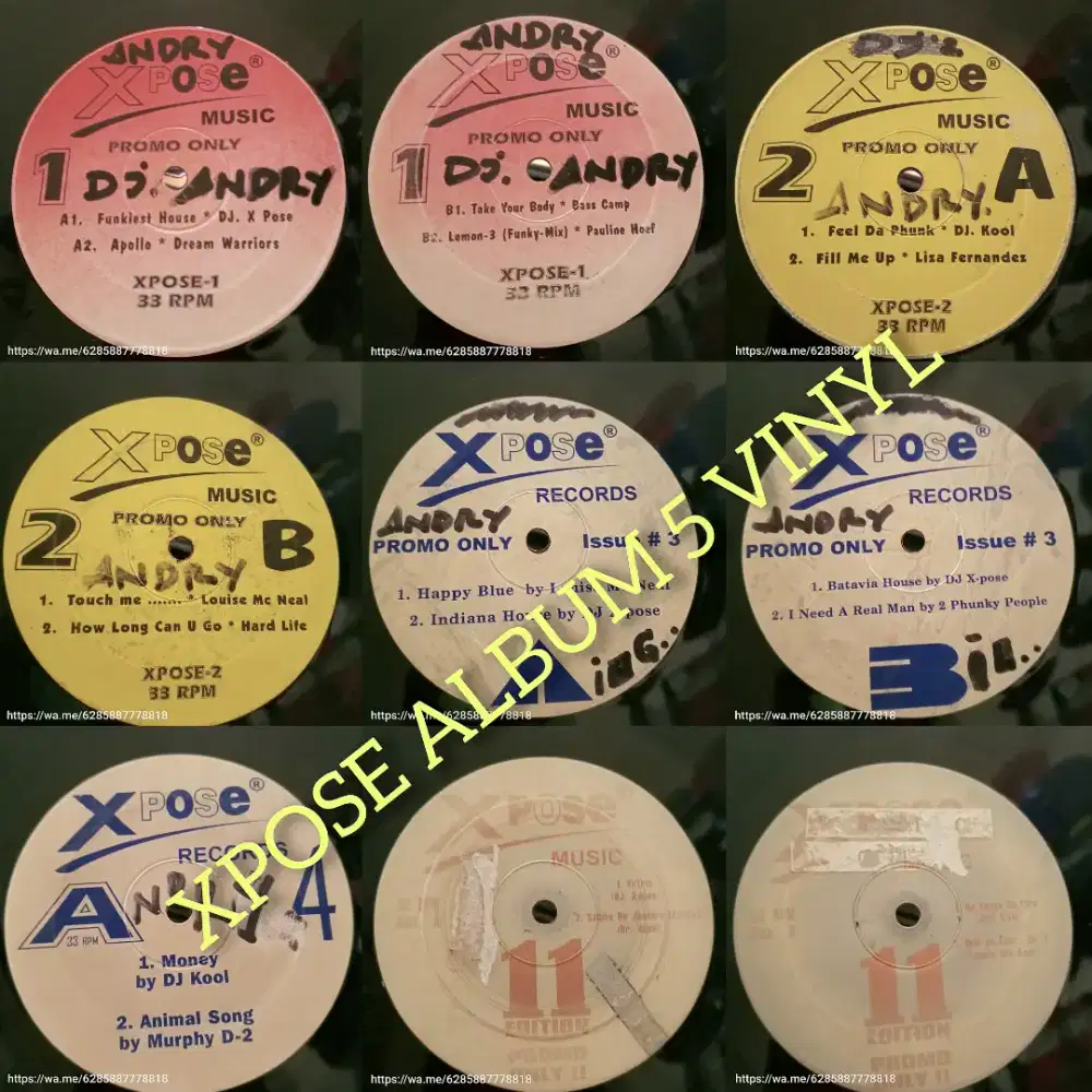 Piringan hitam remix XPOSE ALBUM 1 2 3 4 11